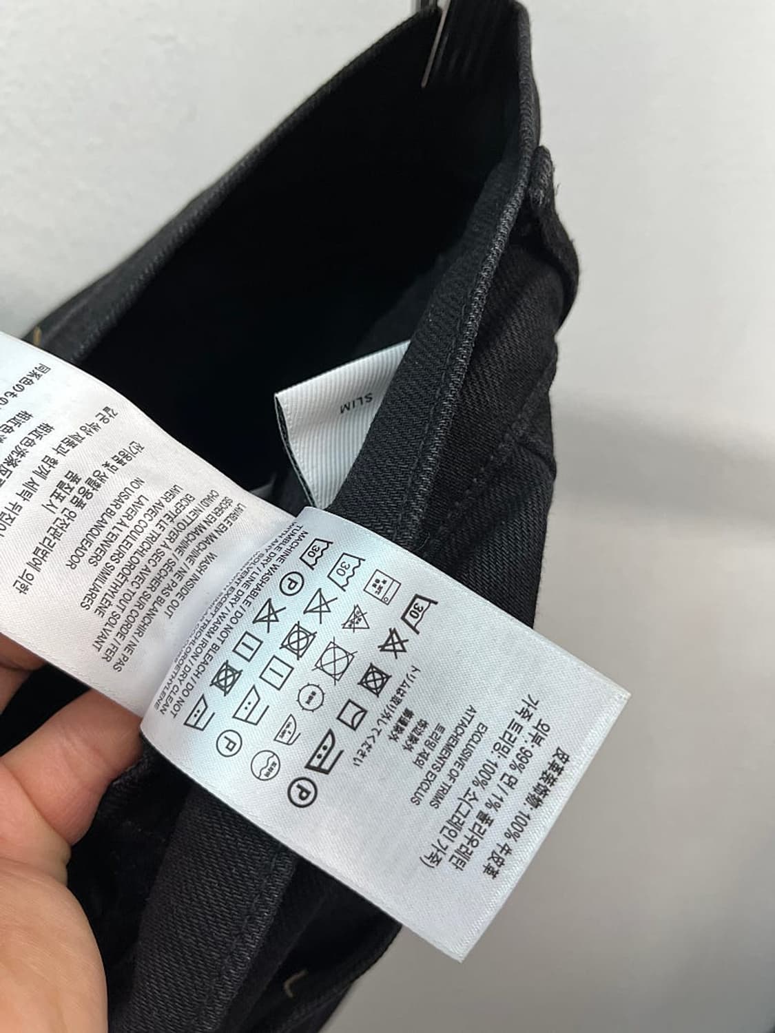 37) 버버리 신형 스판 블랙진  상품이미지10