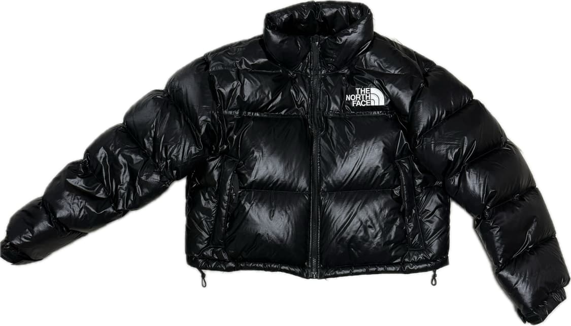 노스페이스 화이트 라벨 눕시 숏 자켓 패딩 블랙 상품이미지1