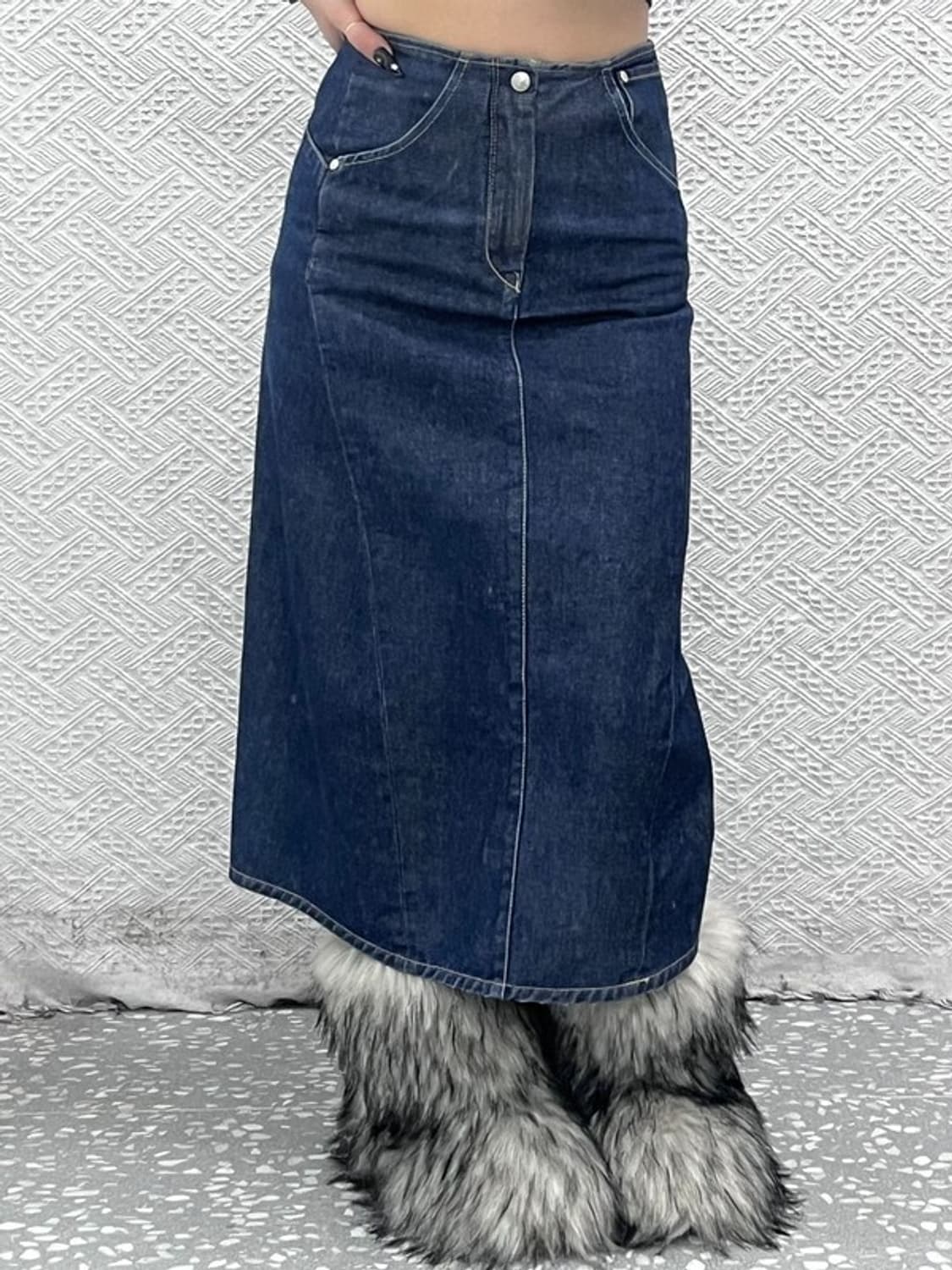 리바이스 엔지니어드 모던캐주얼 데님 스커트 청치마 80 C08586 상품이미지2