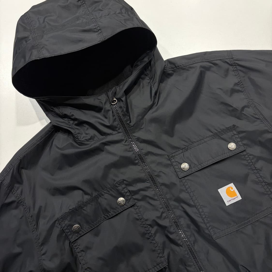 [L] 칼하트 락포드 블랙 후드 바람막이 자켓 C646 상품이미지3