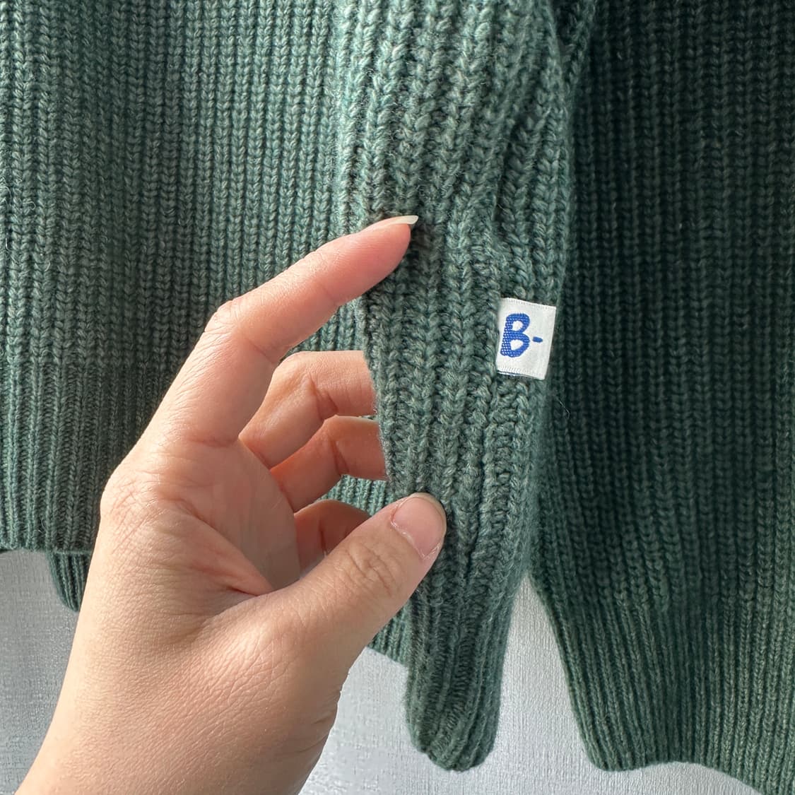 Series 시리즈 울캐시미어 혼방 원포켓 헤비웨이트 니트 110 상품이미지7