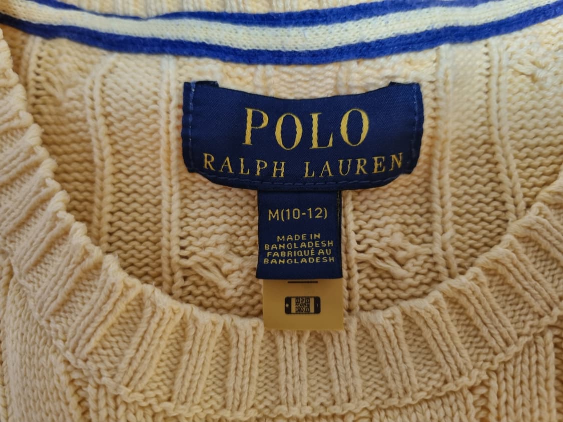 여성 주니어 폴로 신형택 QR 도장 케이블 꽈배기 라운드 긴팔 니트 상품이미지9