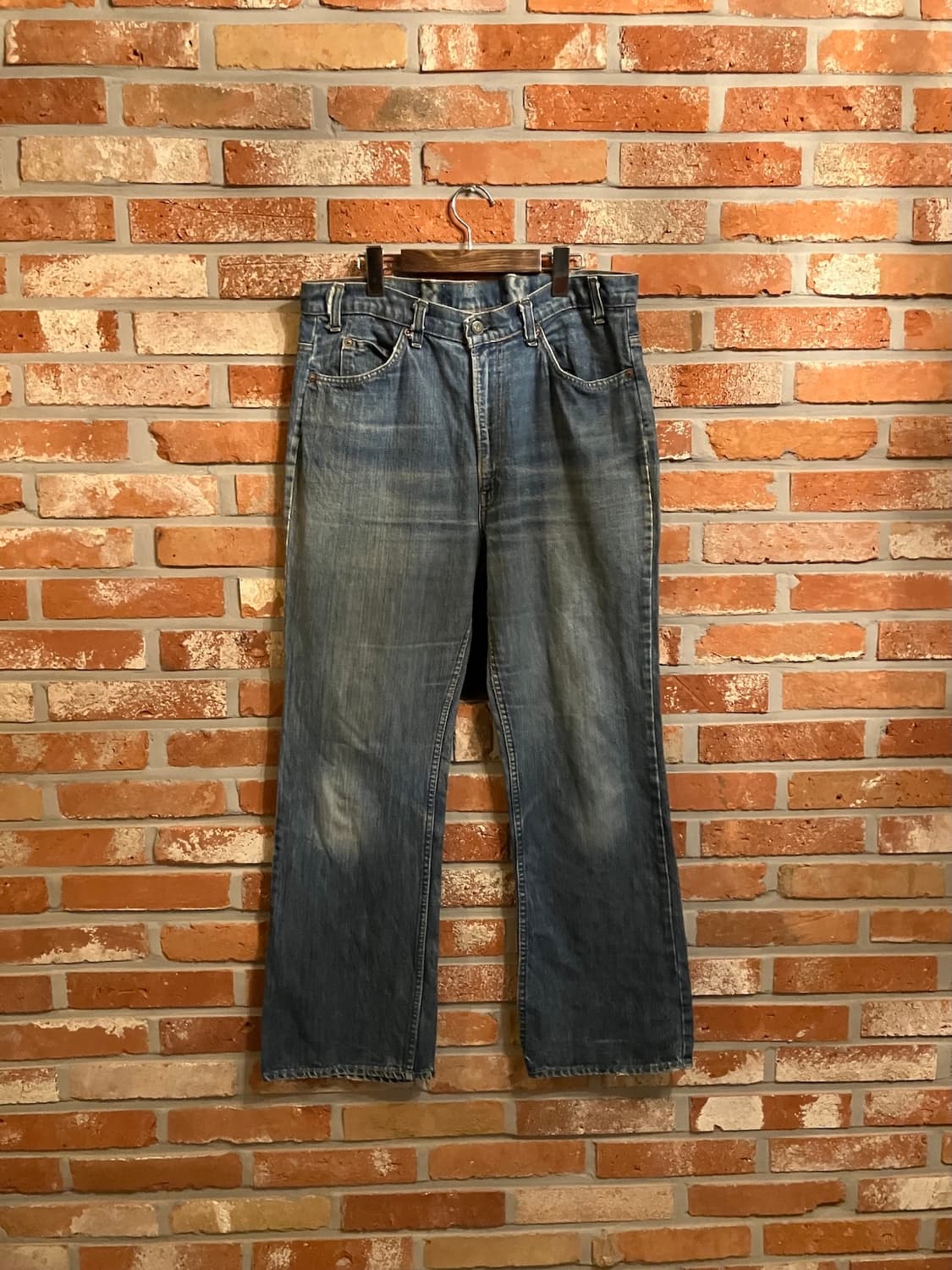 80s USA 빈티지 리바이스 517 오렌지탭 부츠컷 데님 팬츠 상품이미지1