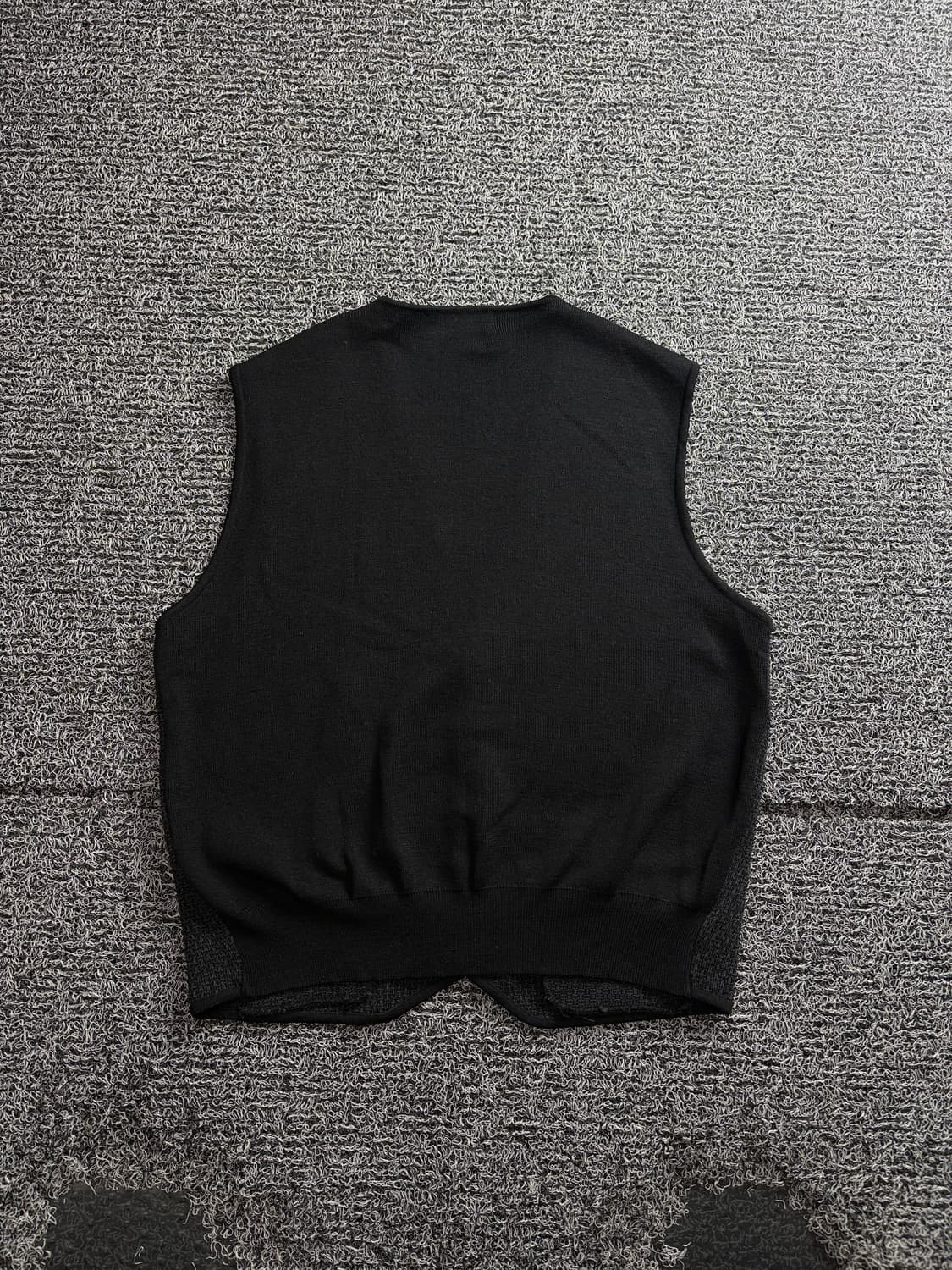 90s YSL 입생로랑 블랙 니트 베스트 3854 상품이미지5