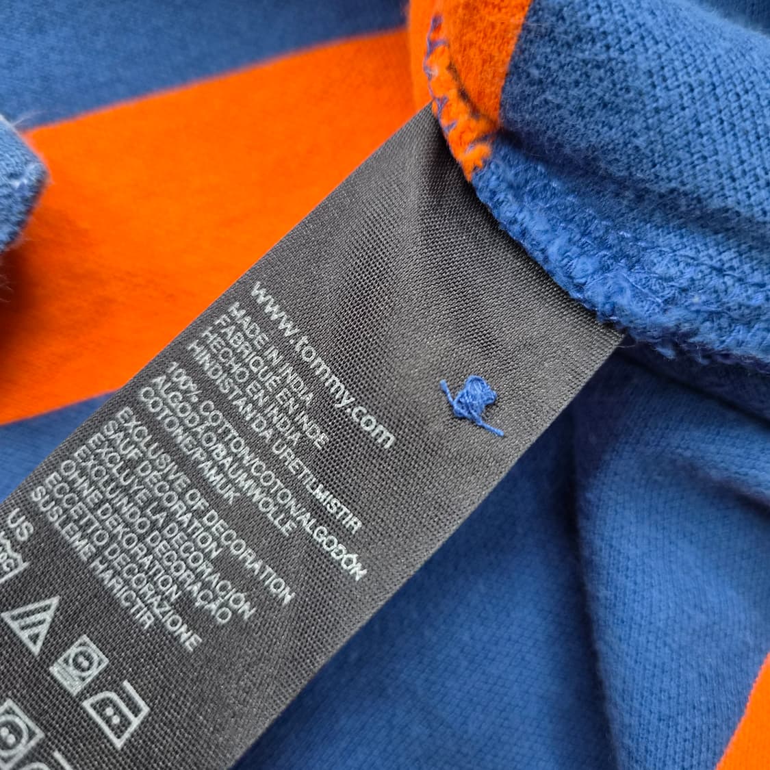 M) 타미힐피거 스트라이프 반팔 카라티 카라티셔츠 상품이미지5