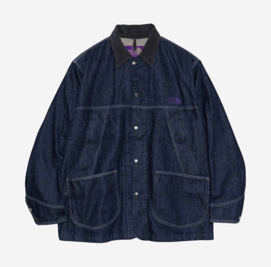 새상품) 노스페이스 퍼플라벨 데님 필드 자켓 인디고 M 사이즈 나나미카 상품이미지1