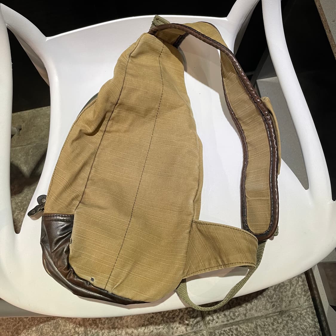 1990s Diesel 디젤 레더믹스 슬링백 상품이미지9