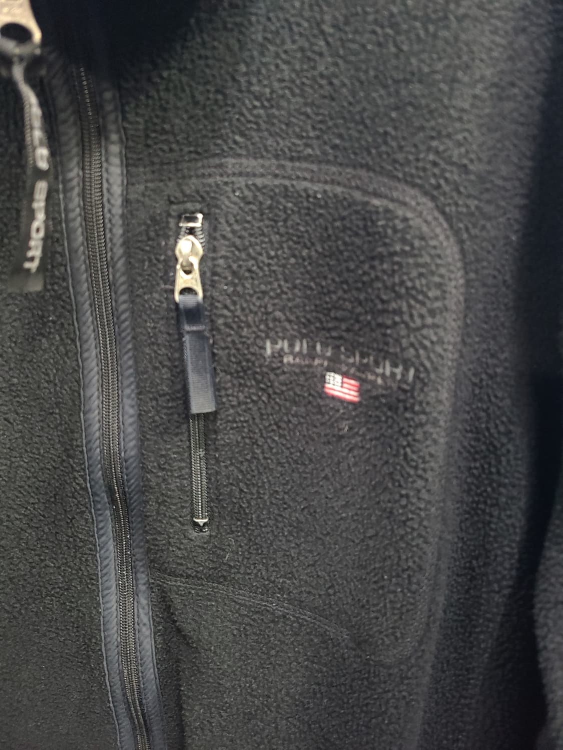 미국생산 성조기 폴로 후리스플리스 상품이미지4