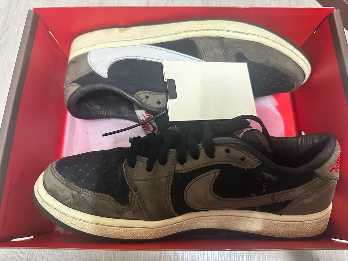 조던 1 x 트래비스 스캇 레트로 로우 OG SP 모카 270 상품이미지7