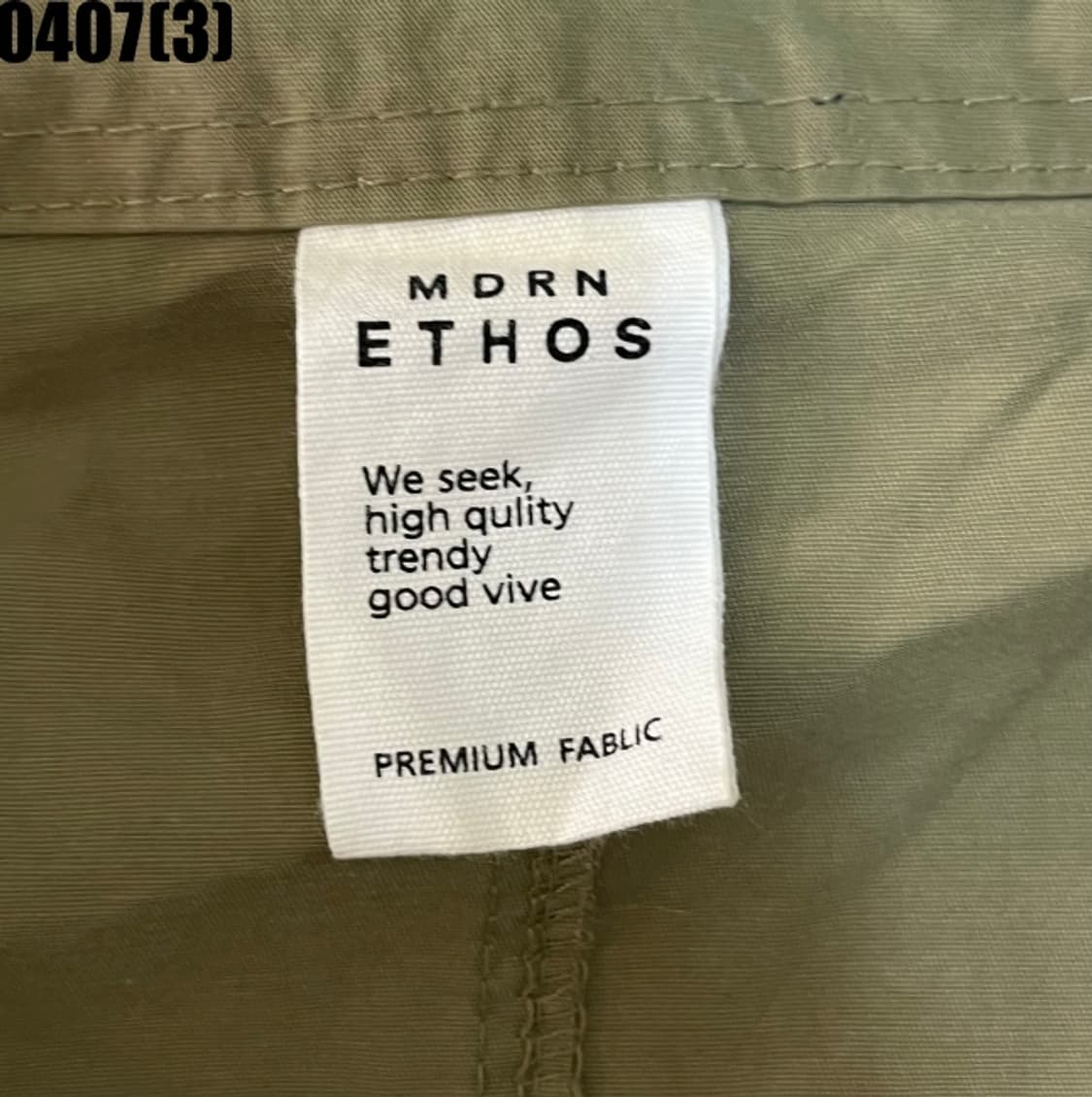 ETHOS 밀리터리 자켓 상품이미지3