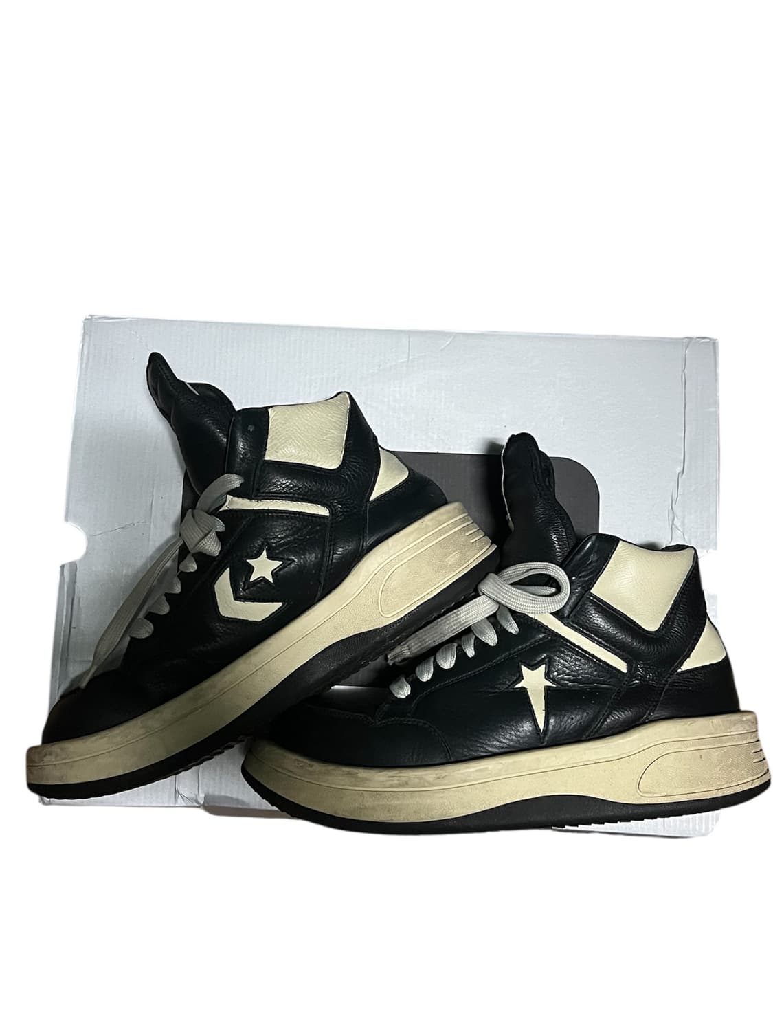 [280] 릭오웬스 터보웨폰 블랙 크림 상품이미지2