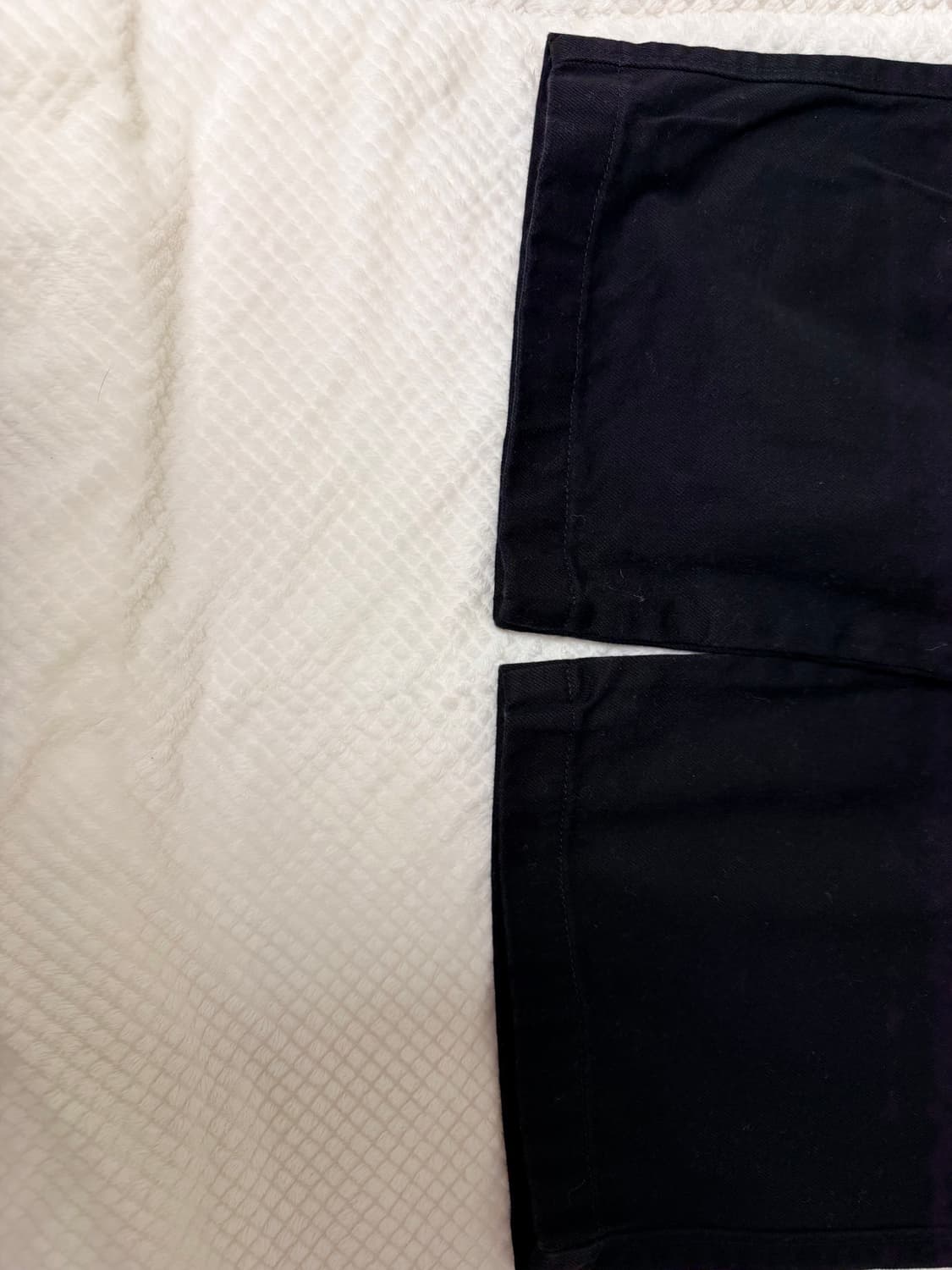 유니클로U 와이드핏치노팬츠 79 블랙 상품이미지3