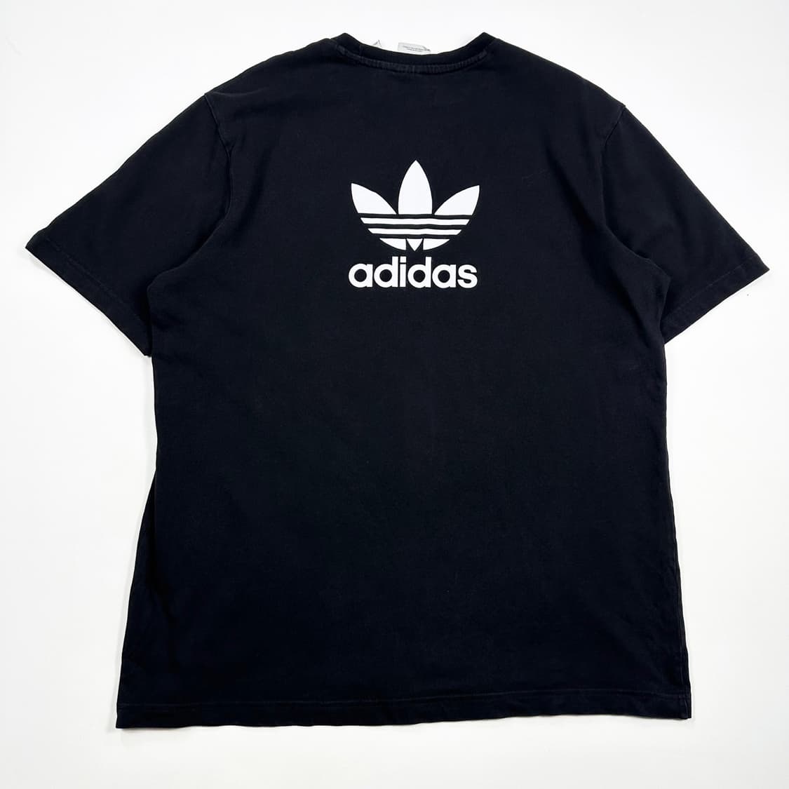 아디다스 트레포일 백로고 블랙 반팔 티셔츠 (4XL) 상품이미지3
