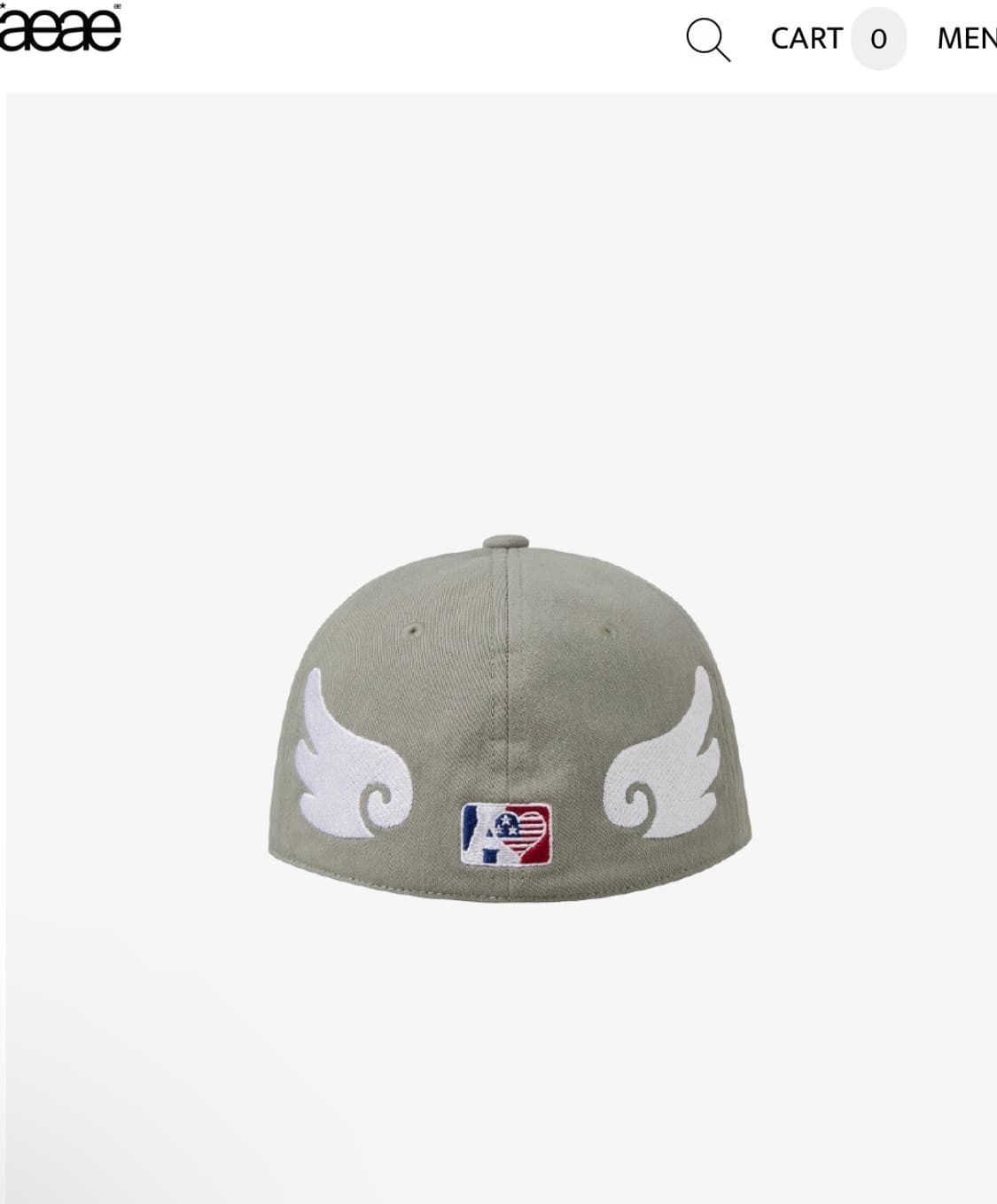 AE SYMBOL ANGEL WING CAP GREY  상품이미지2