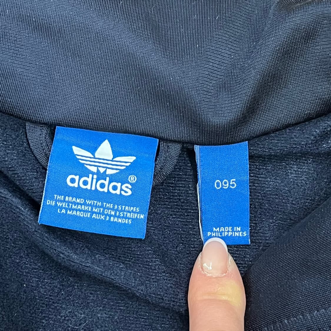 [정품/95] 아디다스 네이비 핑크 트랙탑 져지 자켓 b10 상품이미지5