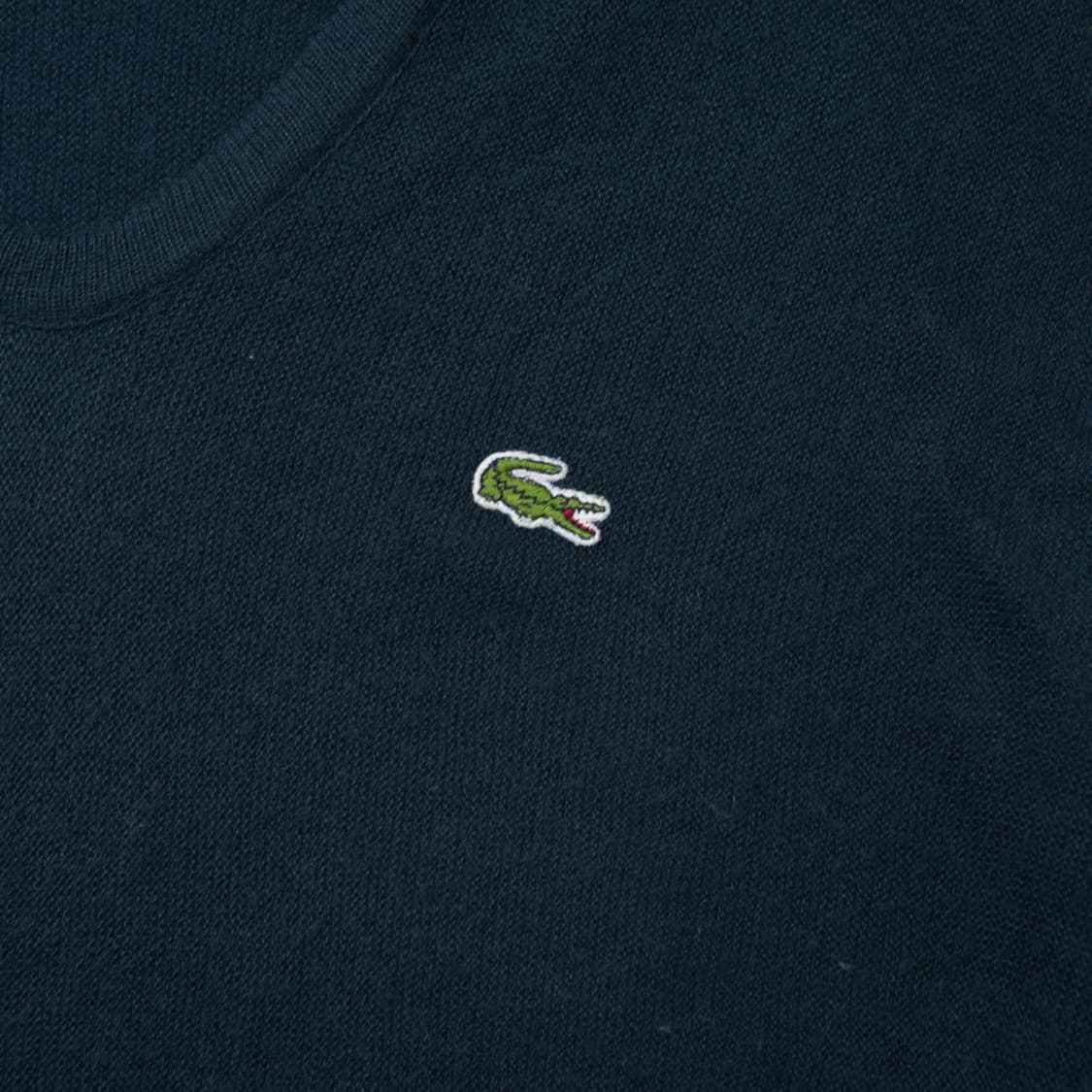 60s IZOD 라코스테 올른 아크릴 V넥 스웨터 딥 그린 상품이미지2