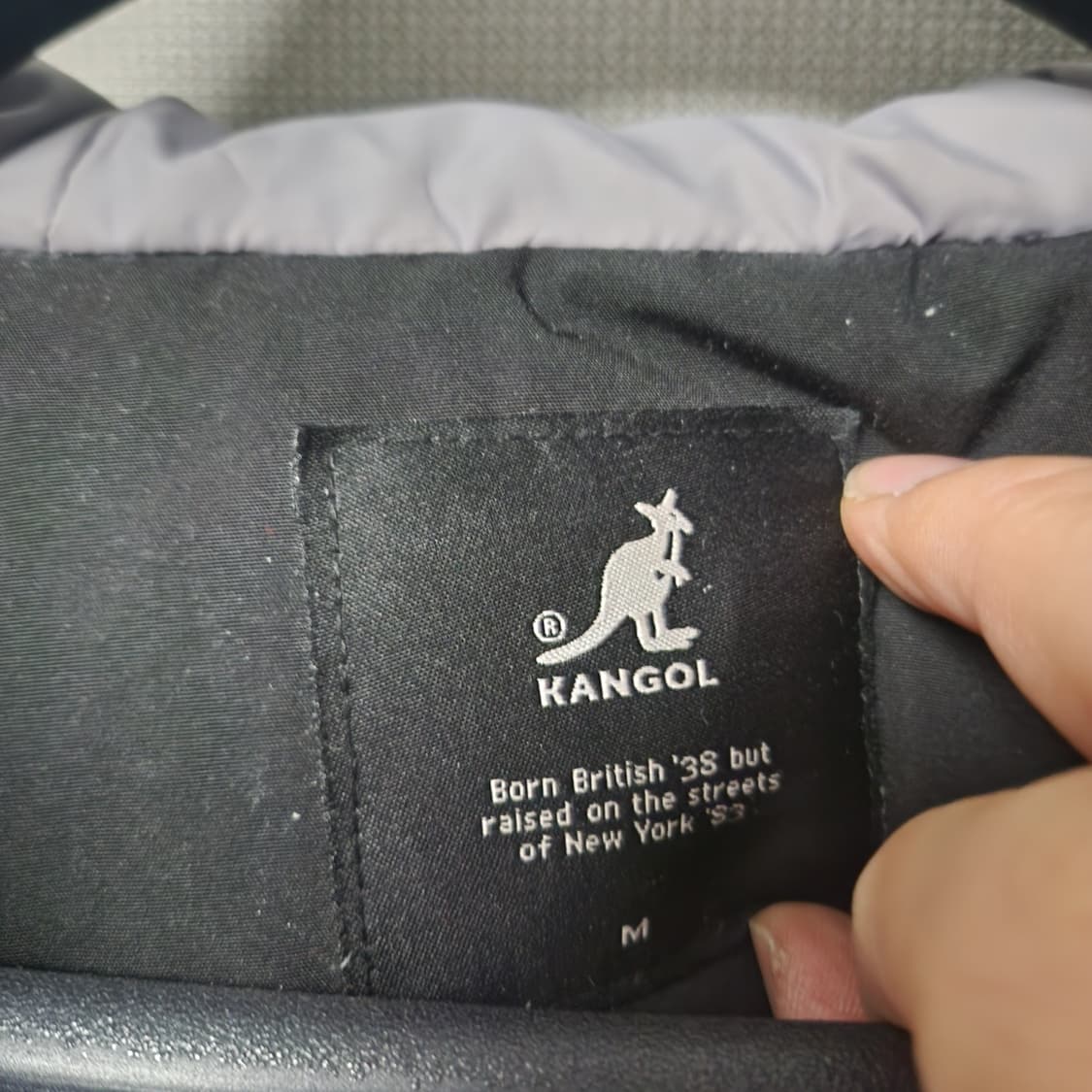 [M] 캉골 블랙 덕다운 패딩 점퍼 후드 퍼 상품이미지3