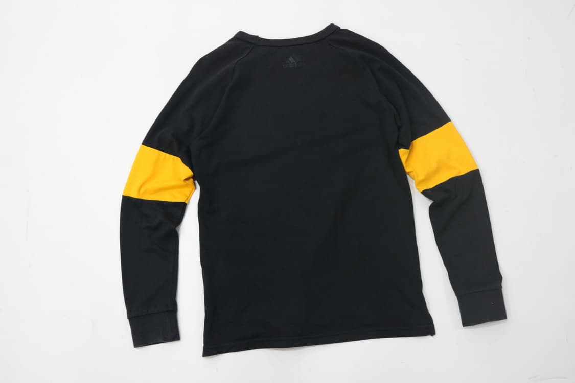 아디다스 옐로우 블록 포인트 블랙 롱슬리브 티셔츠 (160) 상품이미지7