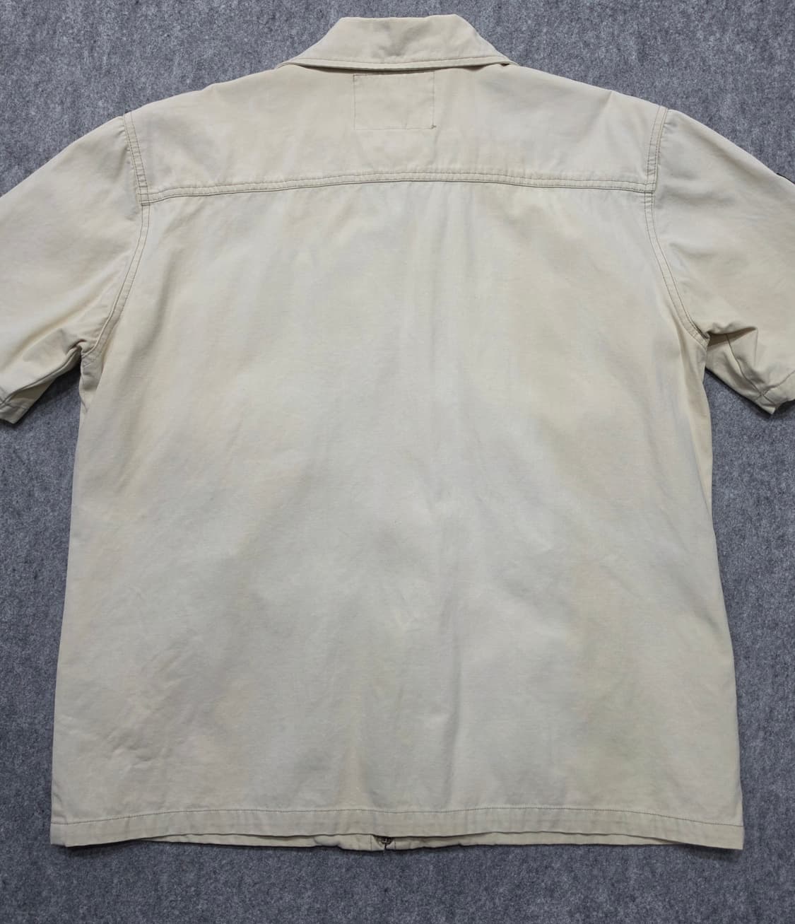 빈티지 멀티포켓 밀리터리 유틸리티 반팔 자켓 집업셔츠 XL 상품이미지5