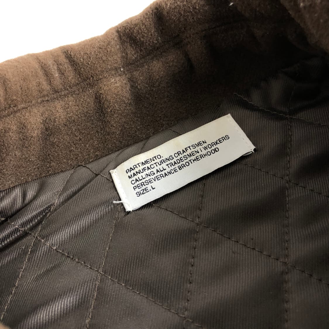 파르티멘토 누빔 바시티 점퍼 L 상품이미지2