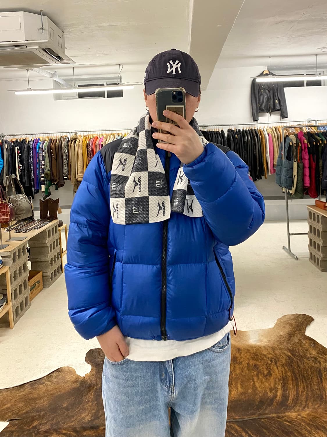 MIZUNO checker board muffler 체커보드 머플러 상품이미지5