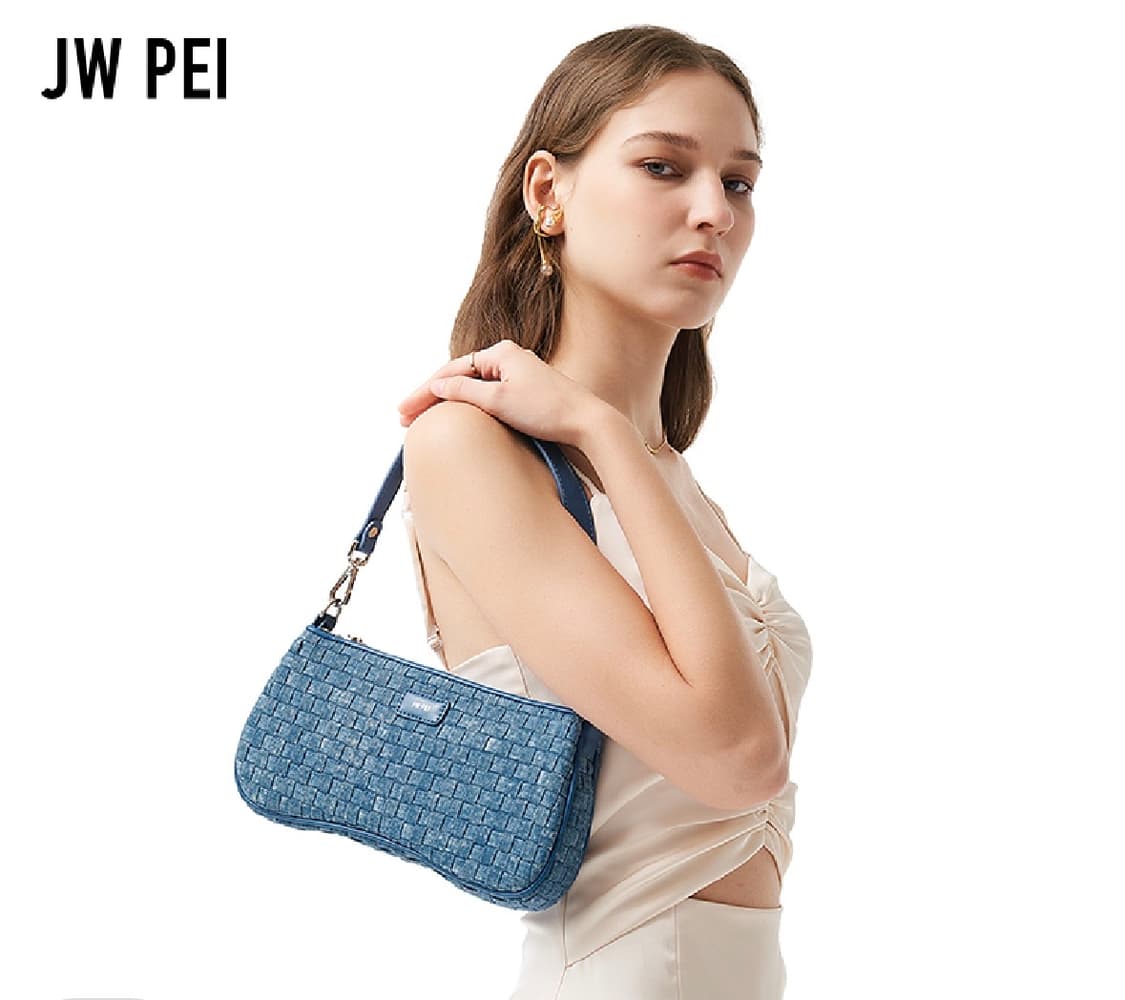 JW PEI 에바 숄더백 - 블루 데님 위브 상품이미지3