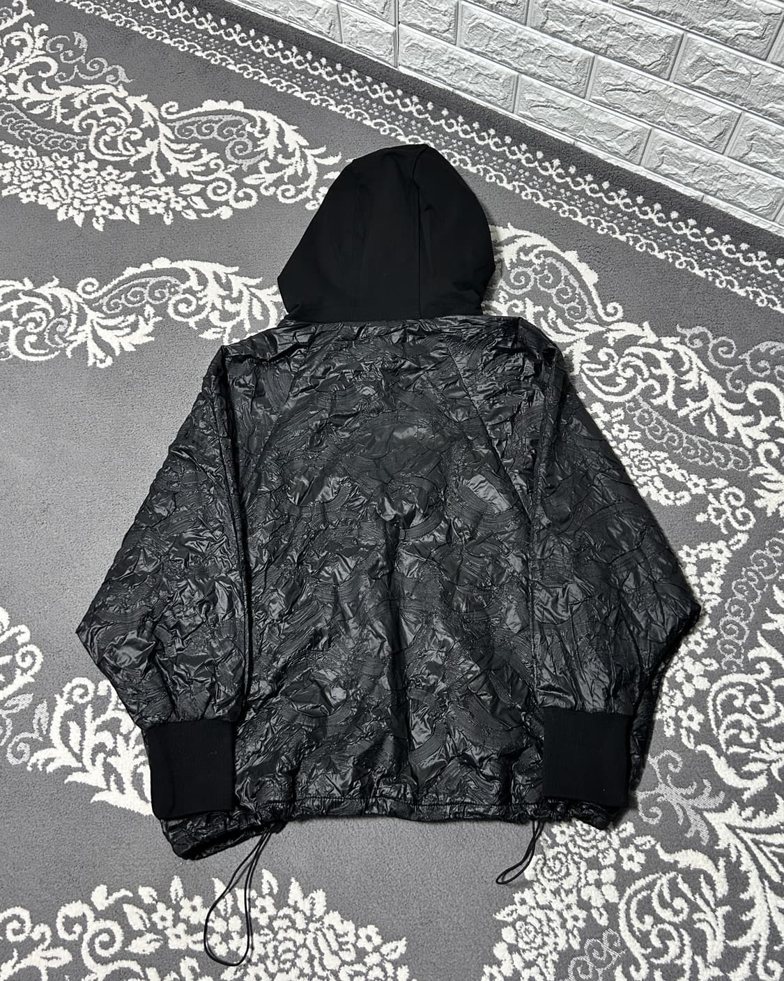 크랙 텍스쳐 후디드 자켓 상품이미지7