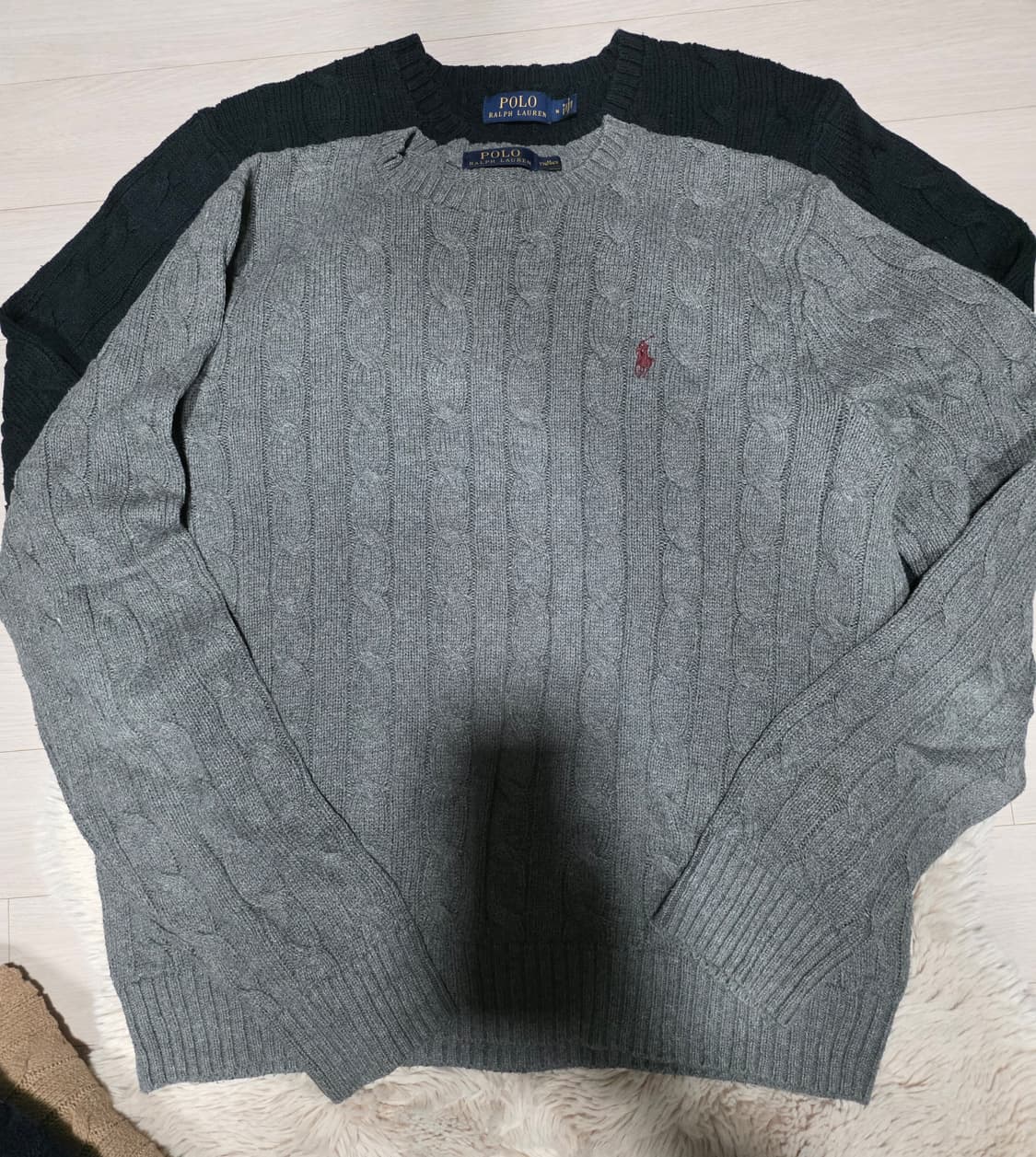 폴로 랄프로렌 케이블 니트 꽈베기 니트 M사이즈 상품이미지3