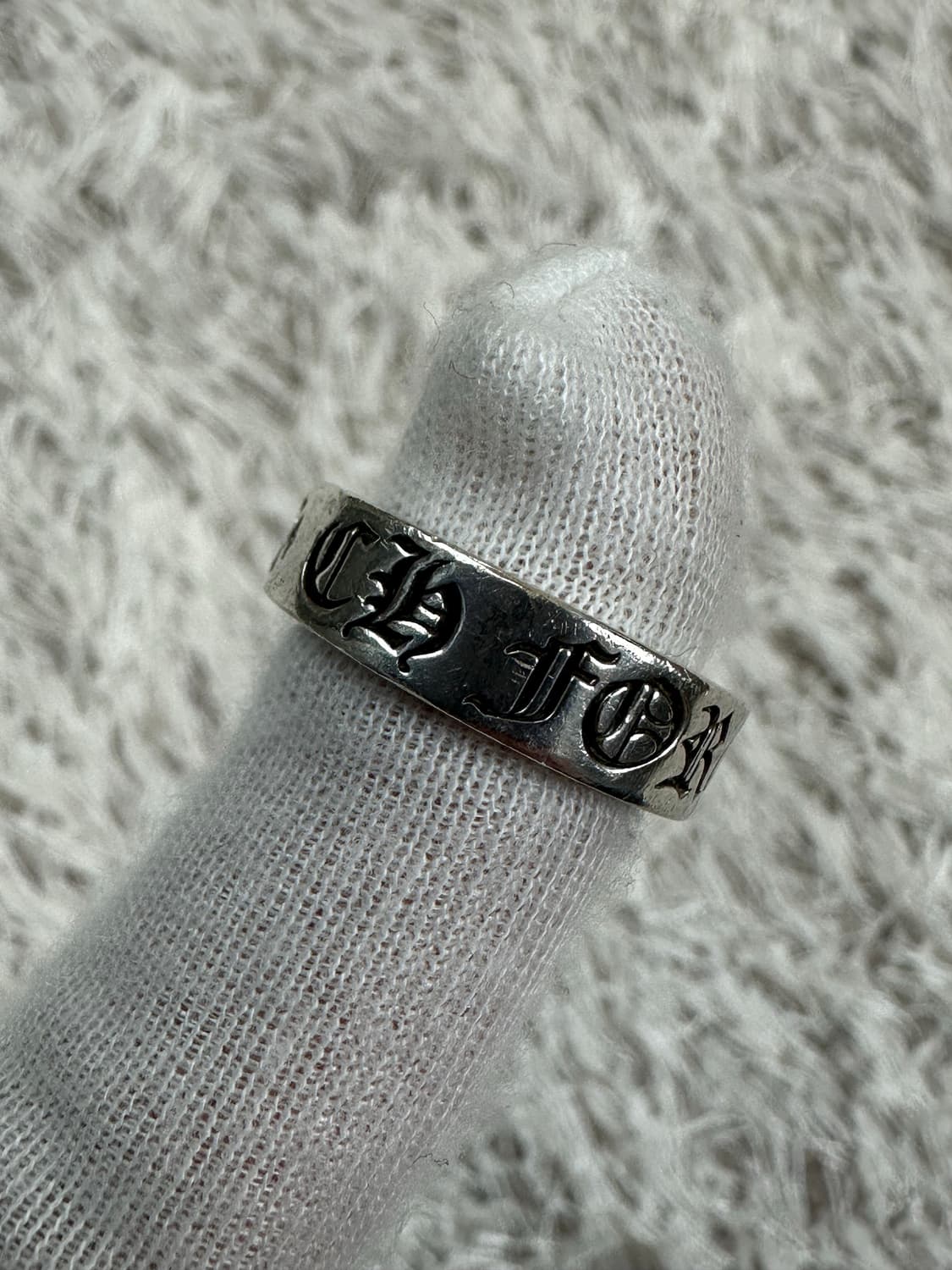 [US 5.5] 백화점판 정품 크롬하츠 포에버링 6mm 상품이미지3