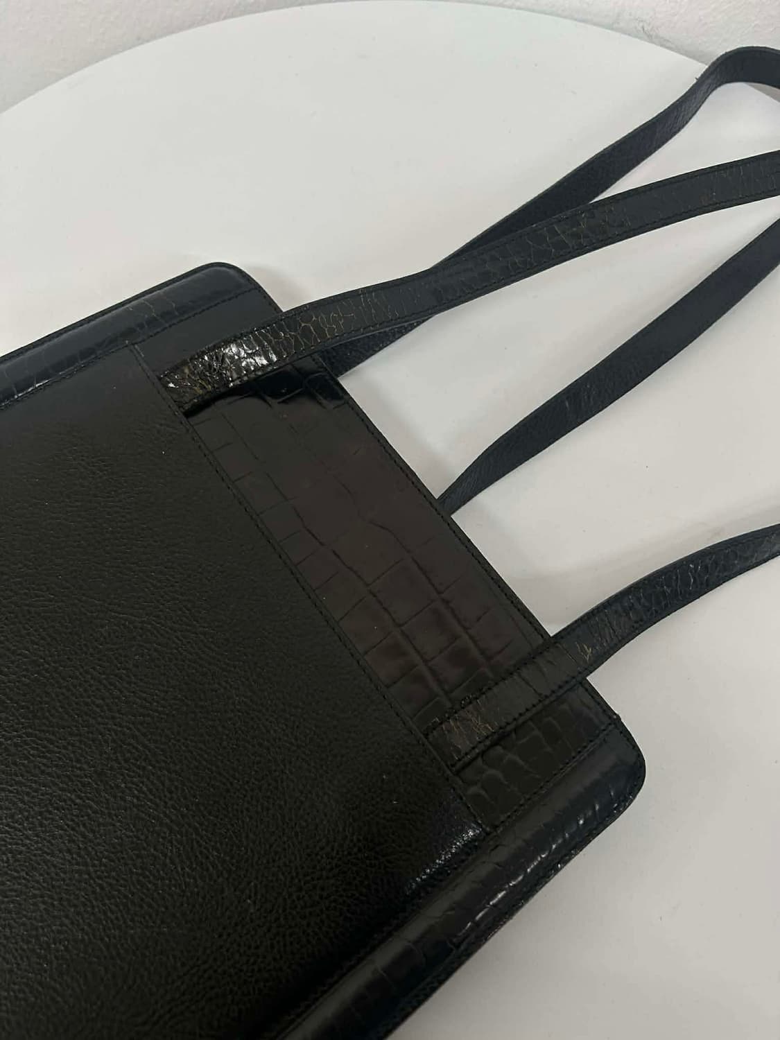 발리 악어가죽 숄더 토트백 상품이미지7