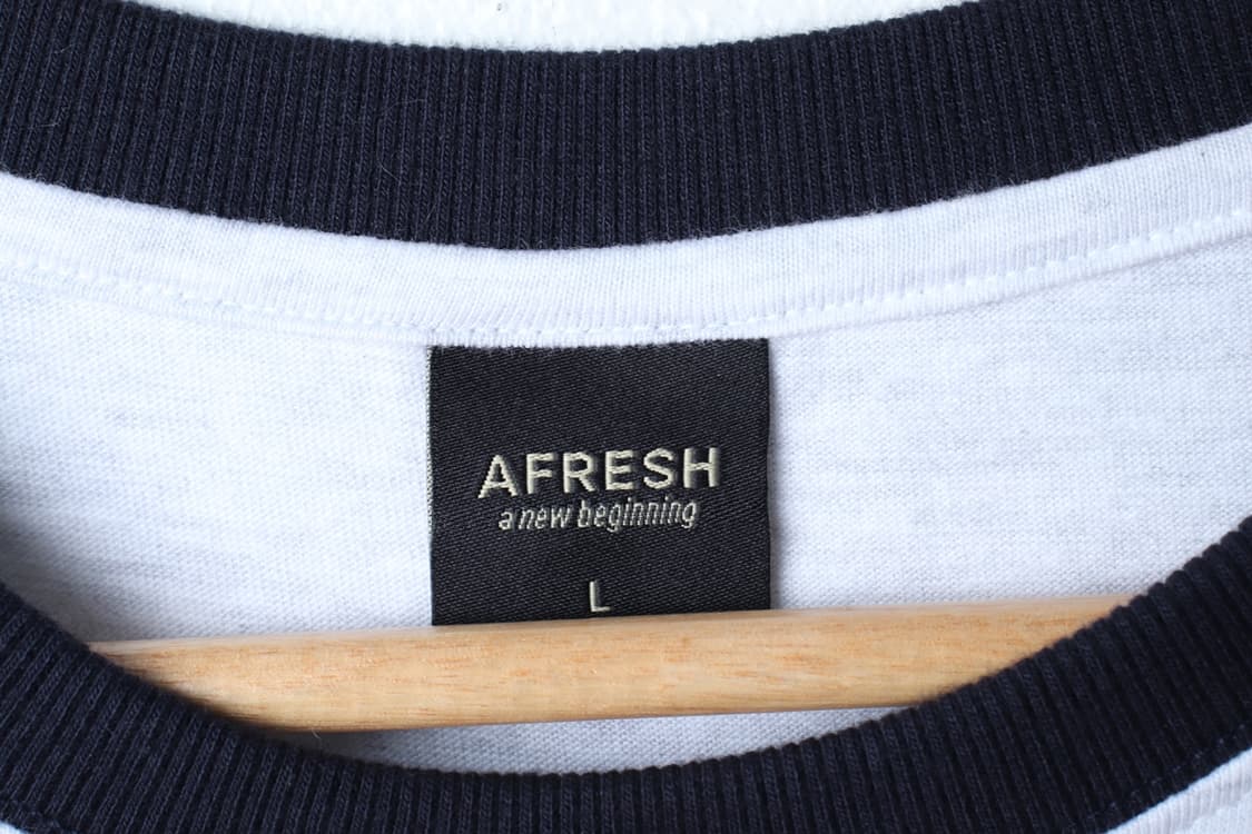 (L-XL) 어프레쉬 반팔 티셔츠 레터링 멜란지 화이트-H3H33765 상품이미지6