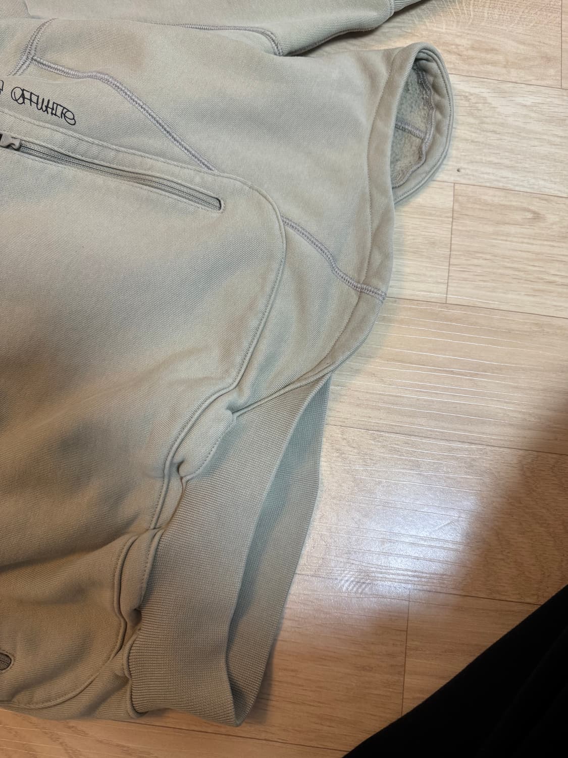 나이키x오프화이트 로고자수 후드티 L(2XL) 상품이미지5