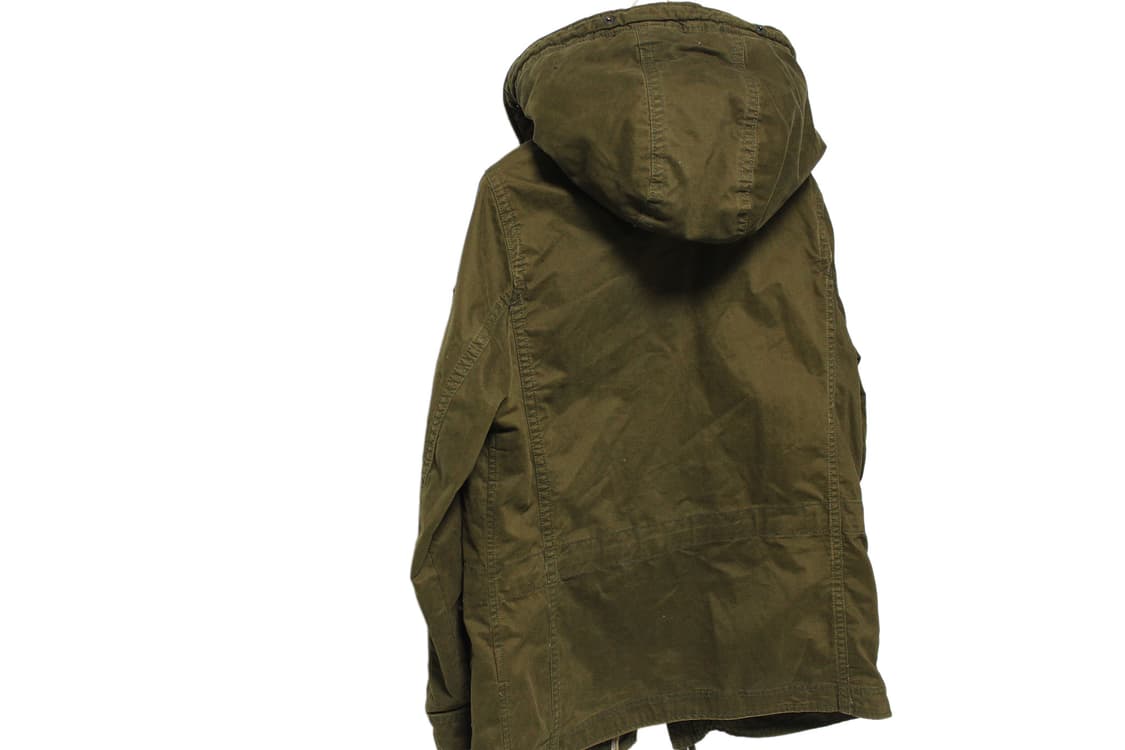 2000s Abercrombie Fitch Peach M-65 Parka 상품이미지5