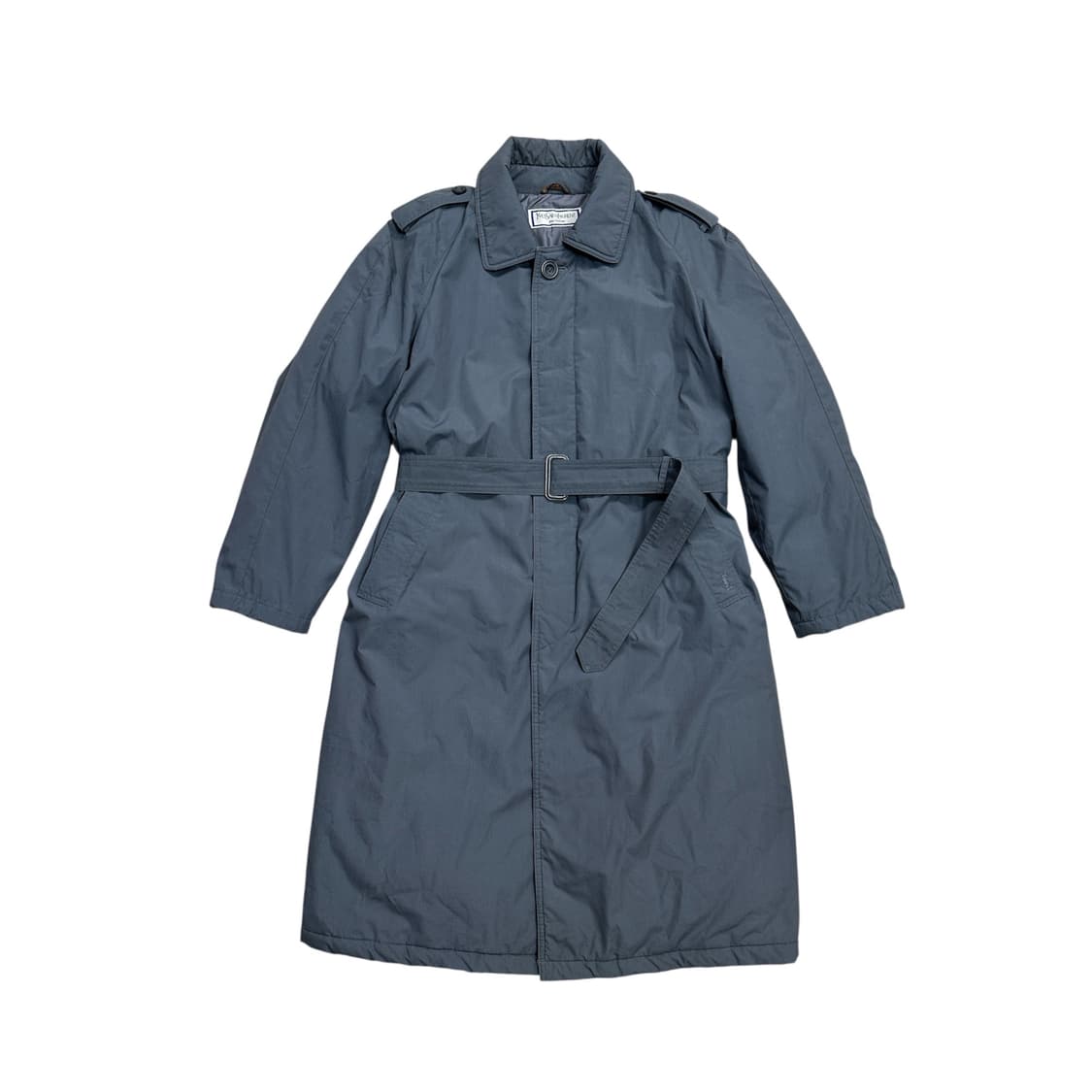 [M] 80s 입생로랑 구스다운 트렌치코트 상품이미지2