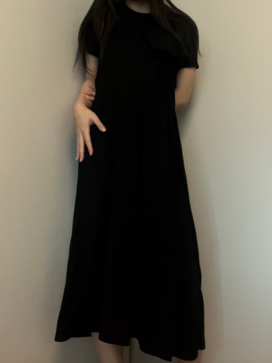 ribbon point black long ops 상품이미지4