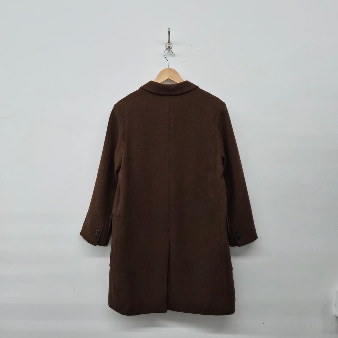마가렛호웰 브라운 모직 코트 여성 M 상품이미지4