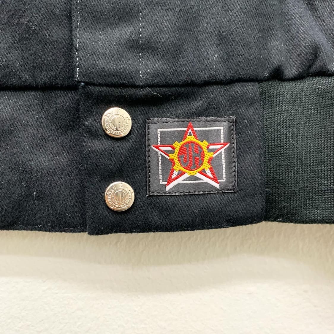 하세 어센틱 블랙 로위스 와펜 레이싱 자켓 상품이미지5