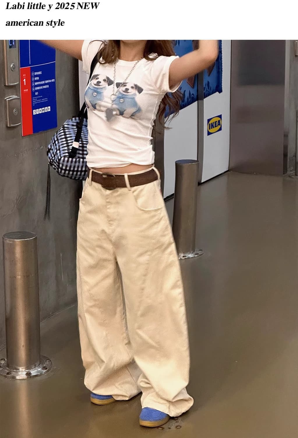 자수 스트레이트 팬츠 (2color) 상품이미지3