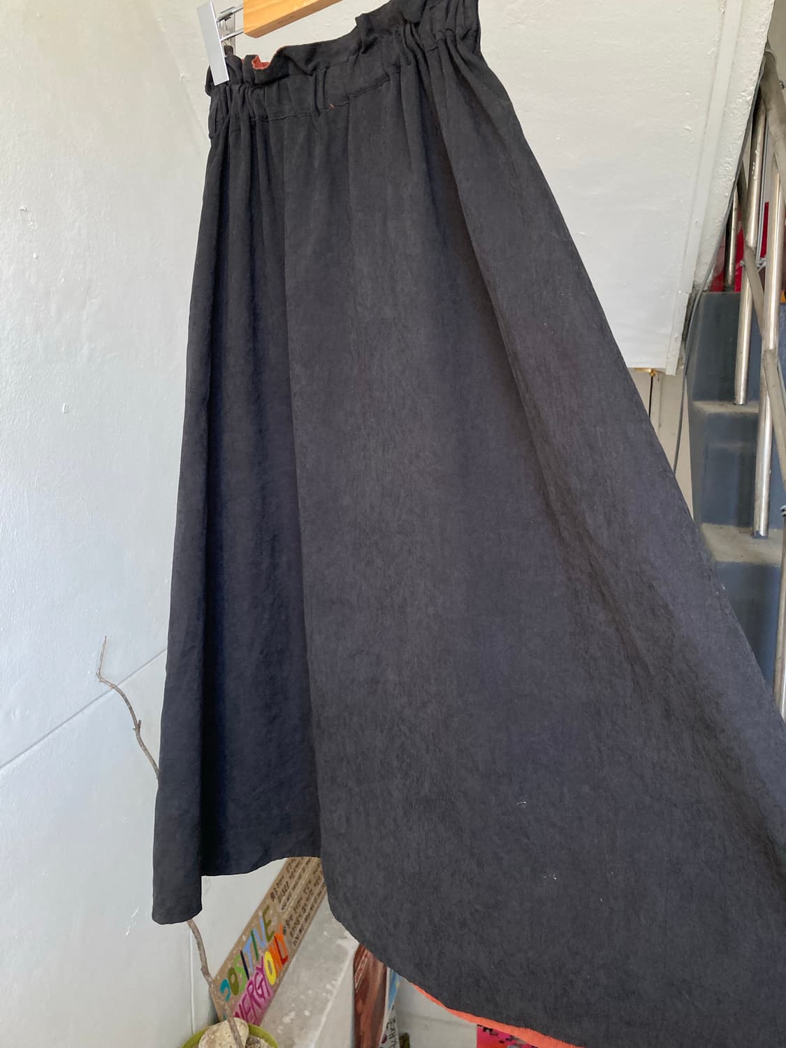 리버시블 미디 볼륨 스커트 상품이미지3