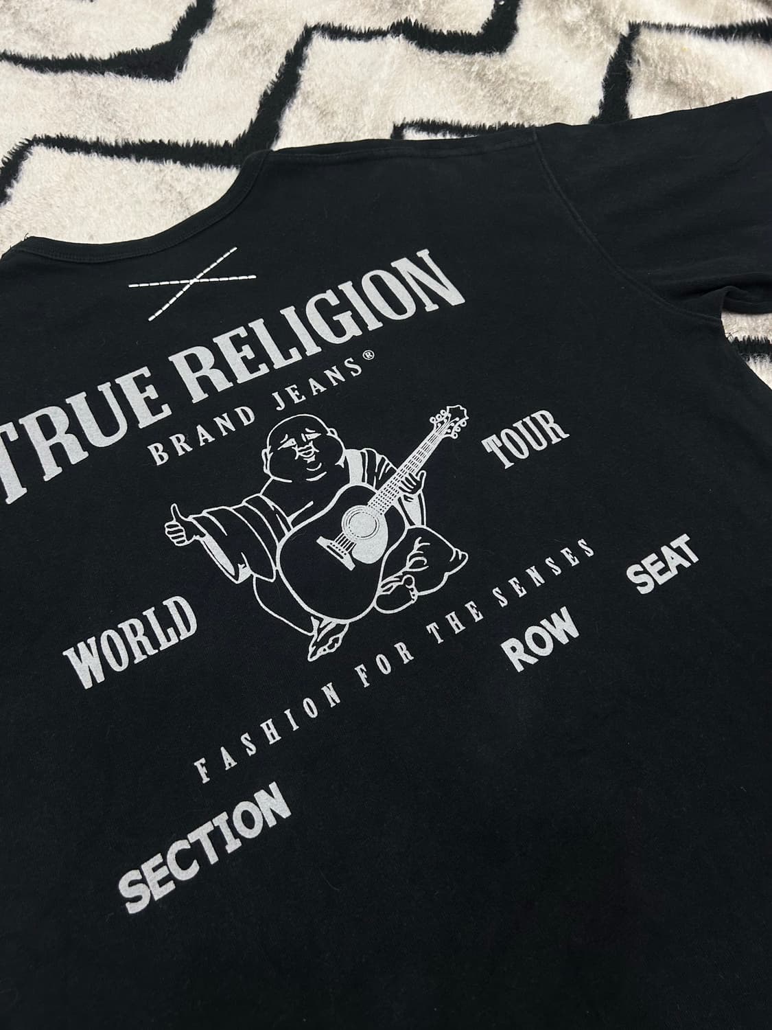 [L]트루릴리전 오리진 오버핏 반팔/블랙 상품이미지1