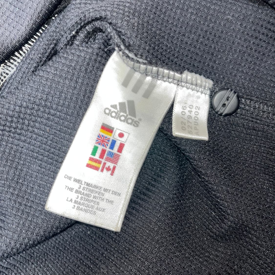 Adidas Black&White Button Shirt 상품이미지4