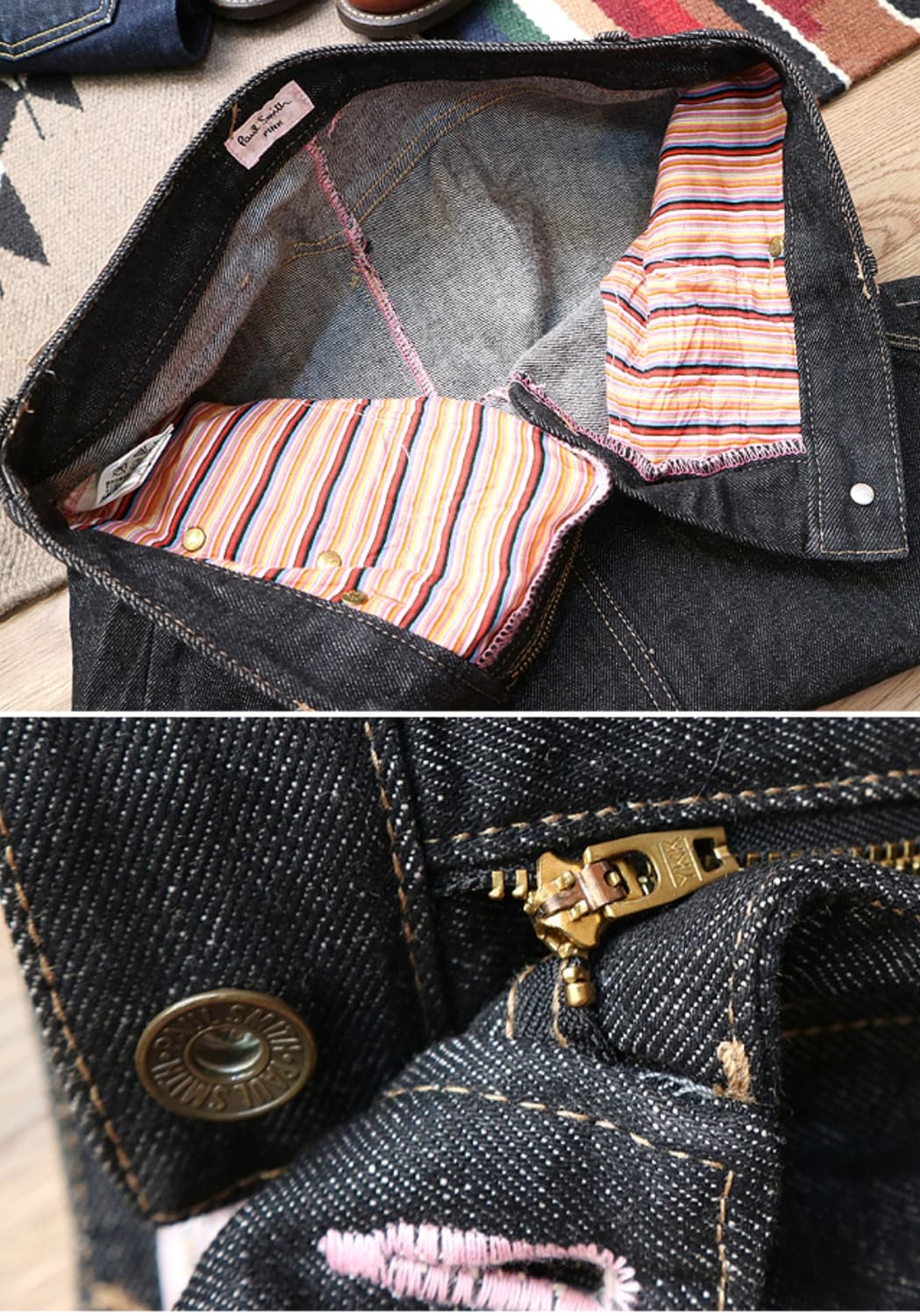 
 paul smith pink label 폴스미스 핑크라벨
흑청 스커트 상품이미지7
