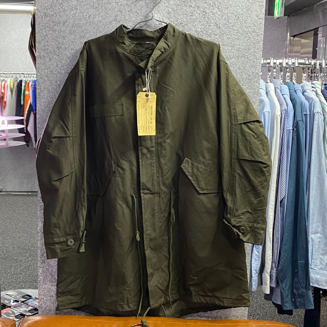 라퍼지스토어 카키 피시테일 자켓 B3093 상품이미지2