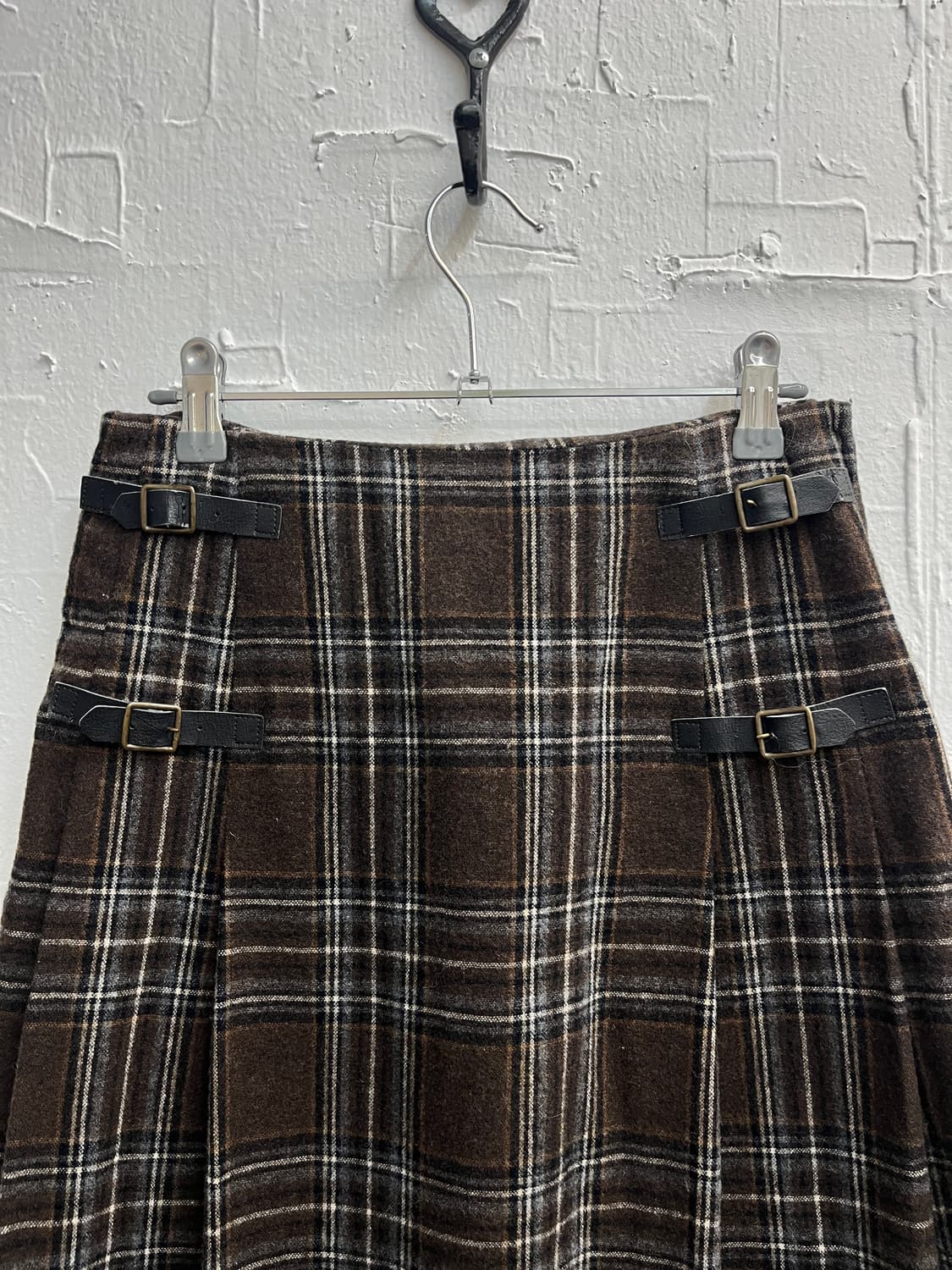 belt buttons midi skirt 상품이미지3