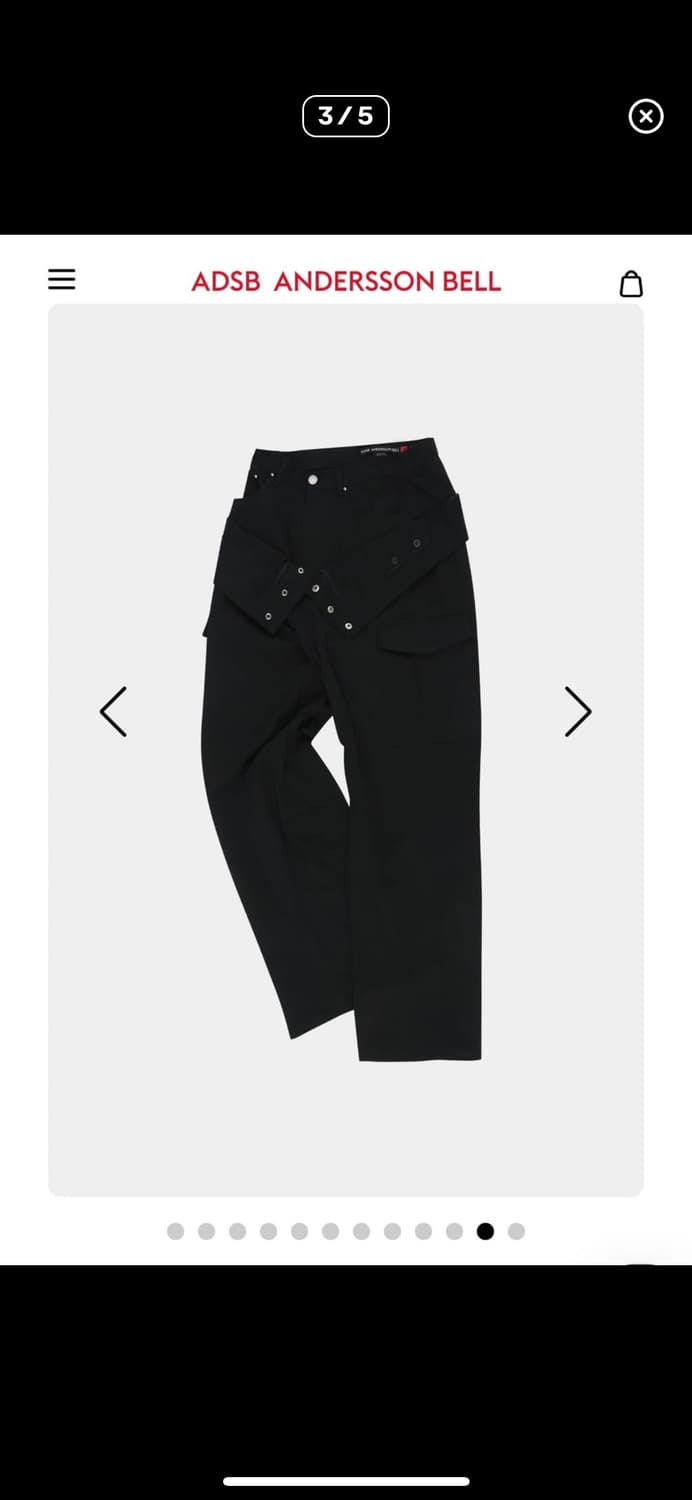 앤더슨벨 유니섹스 더블 웨이스트 워크 28 사이즈 상품이미지3