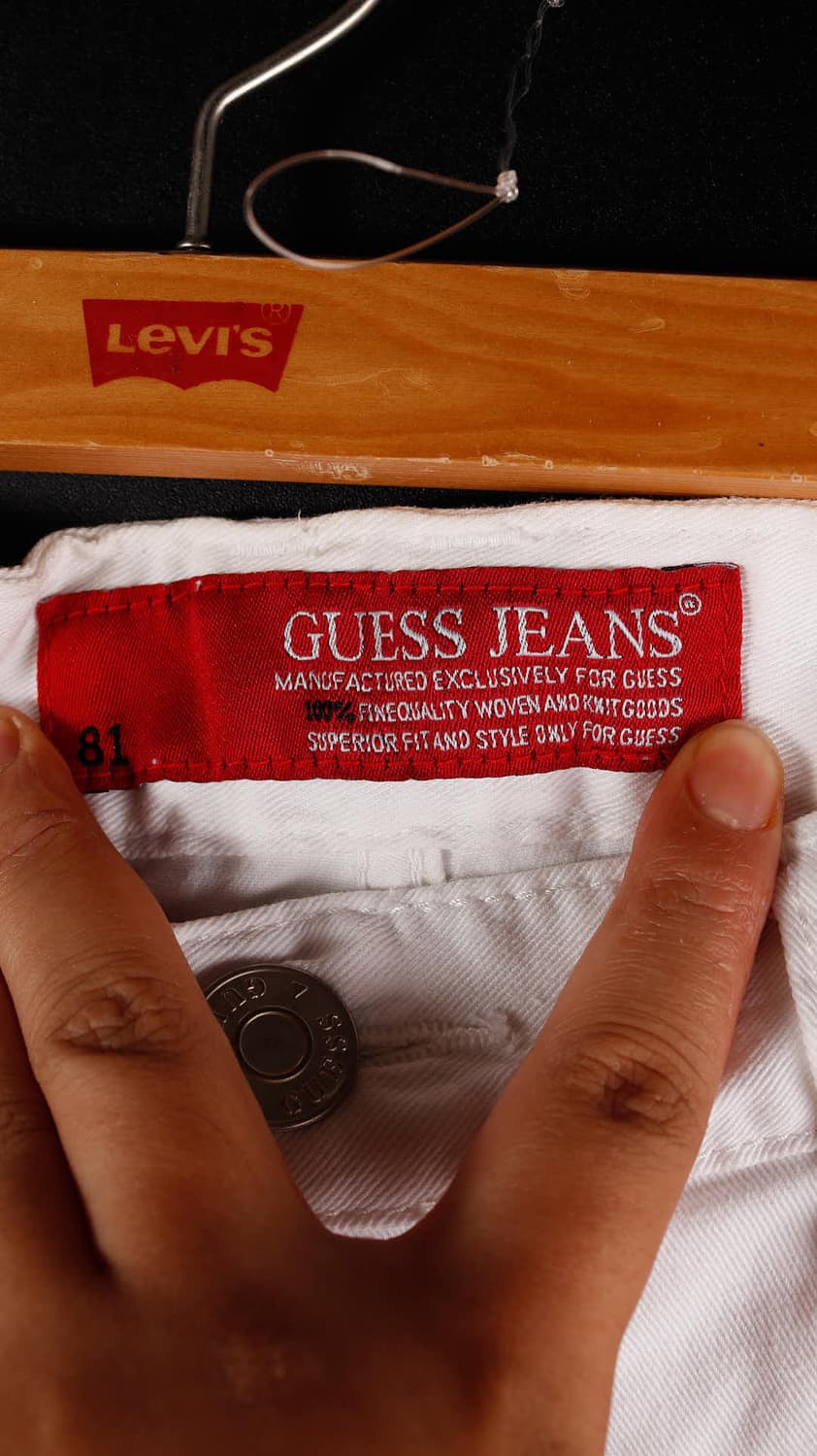 게스 흰색 반바지 상품이미지4