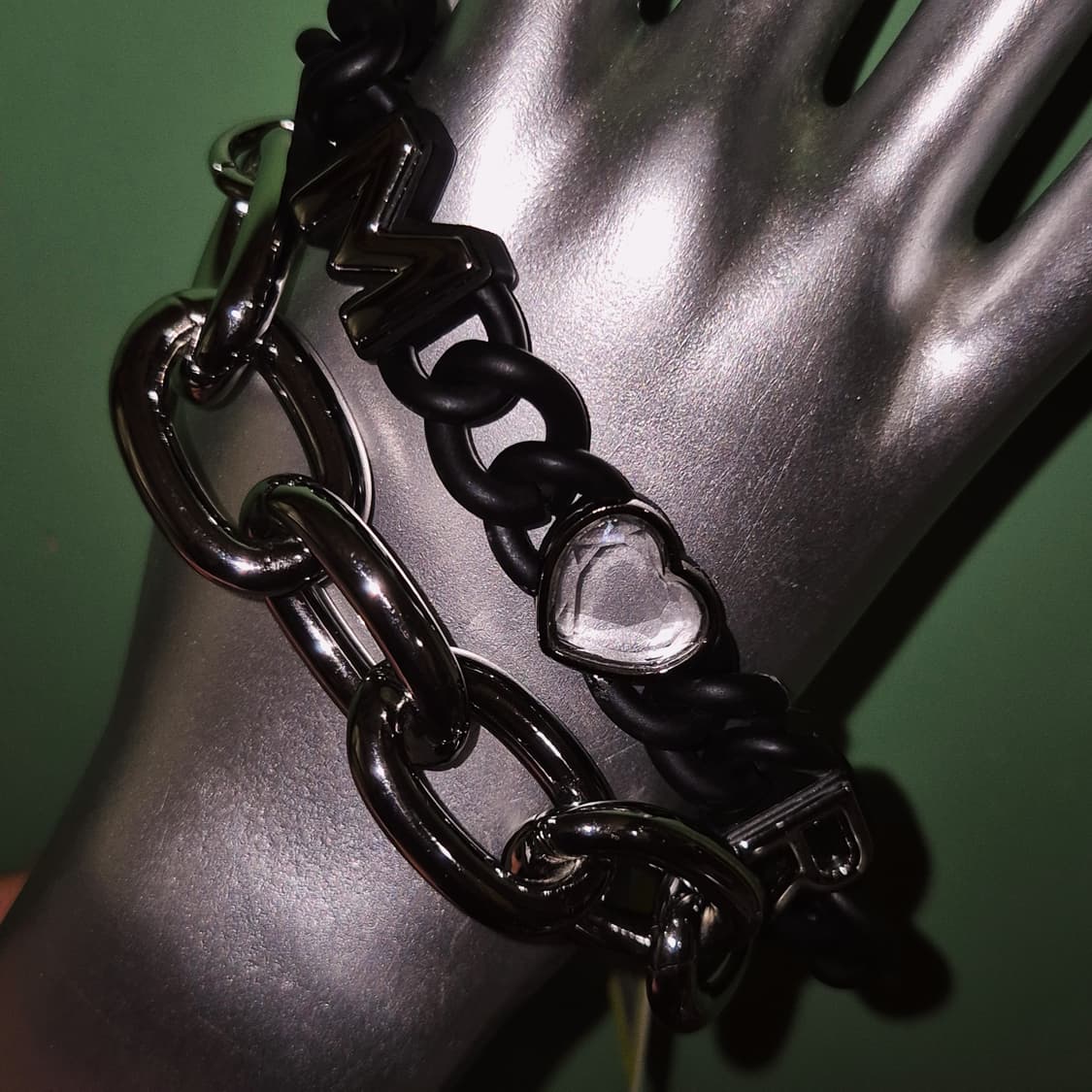 마크제이콥스 더블 하트 체인 팔찌&목걸이 상품이미지9