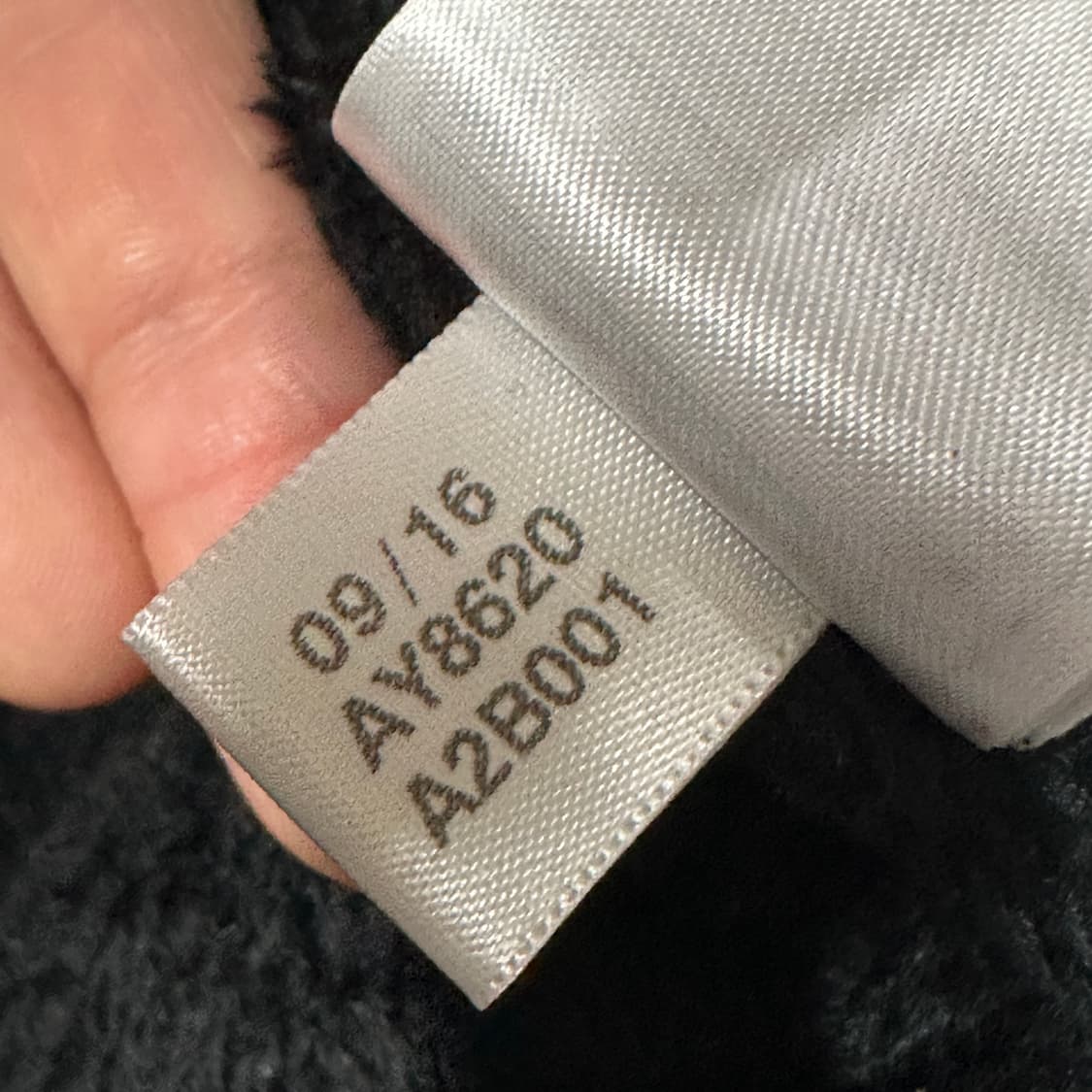 아디다스 양털 블랙 후드집업   상품이미지4