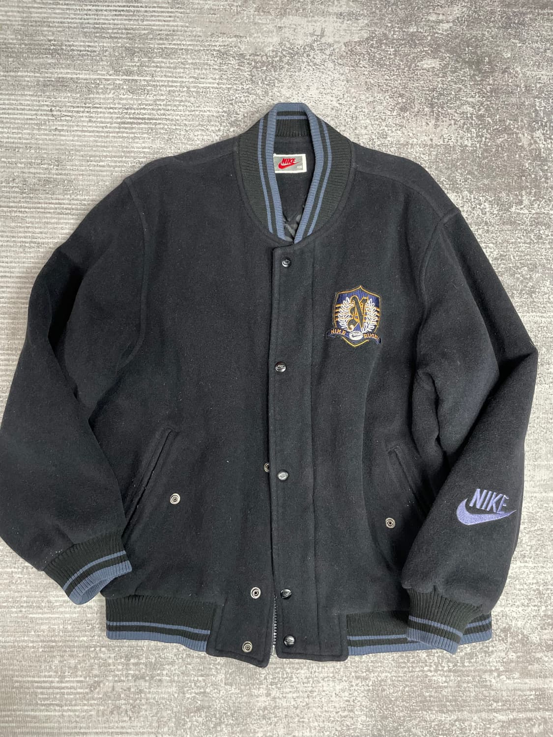 90s NIKE RUGBY 모직 바시티 상품이미지1