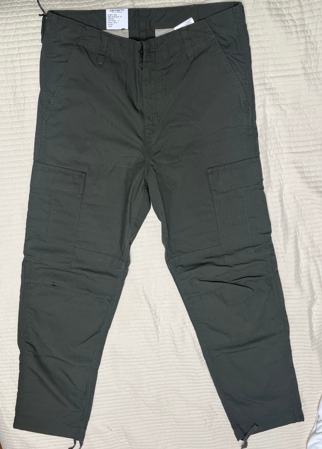 칼하트 레귤러 카고 31사이즈 카키, 블랙 상품이미지2